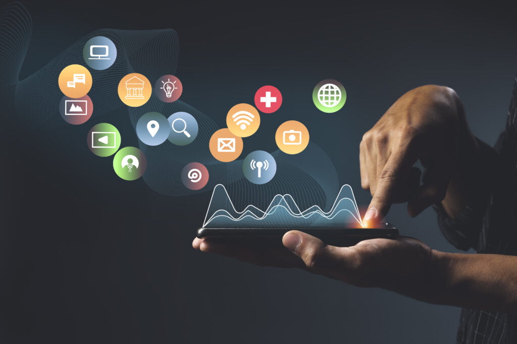 IoT Internet of Things, Social network, digital marketing, busin